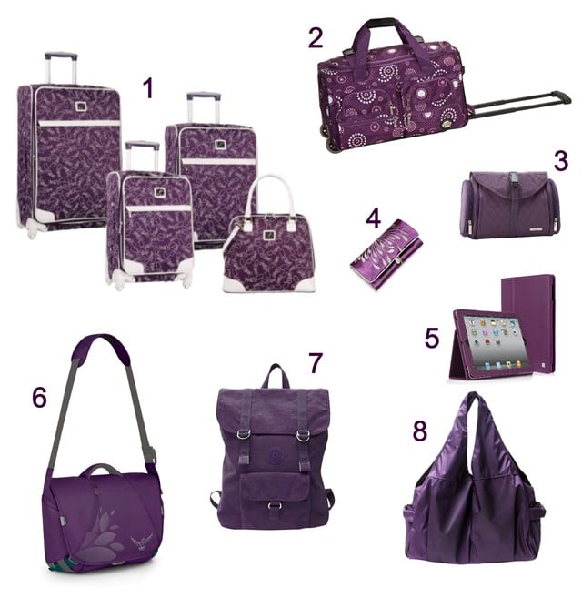 Purple Luggage For Women