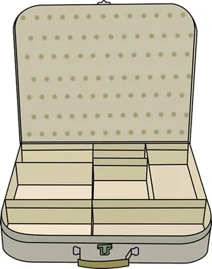 Organized Suitcase