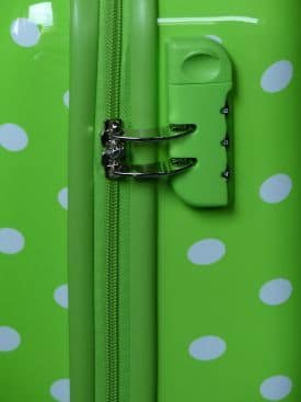 Fixed Lock Zipper Suitcase