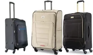 Best Lightweight Softside Spinner Checked Luggage