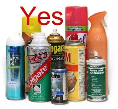 Can you Fly With Aerosols in Checked Baggage