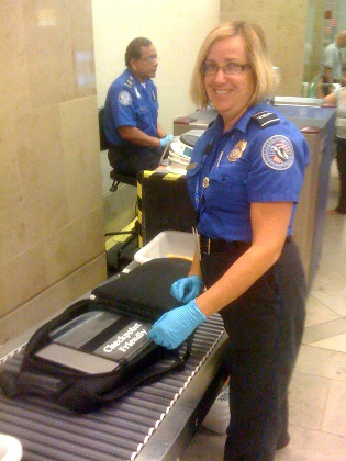 TSA-friendly Backpack at the Airport